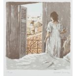 Bernard Dunstan - Interior, Viterbo, lithograph, signed and editioned 98/150 in pencil, printed by