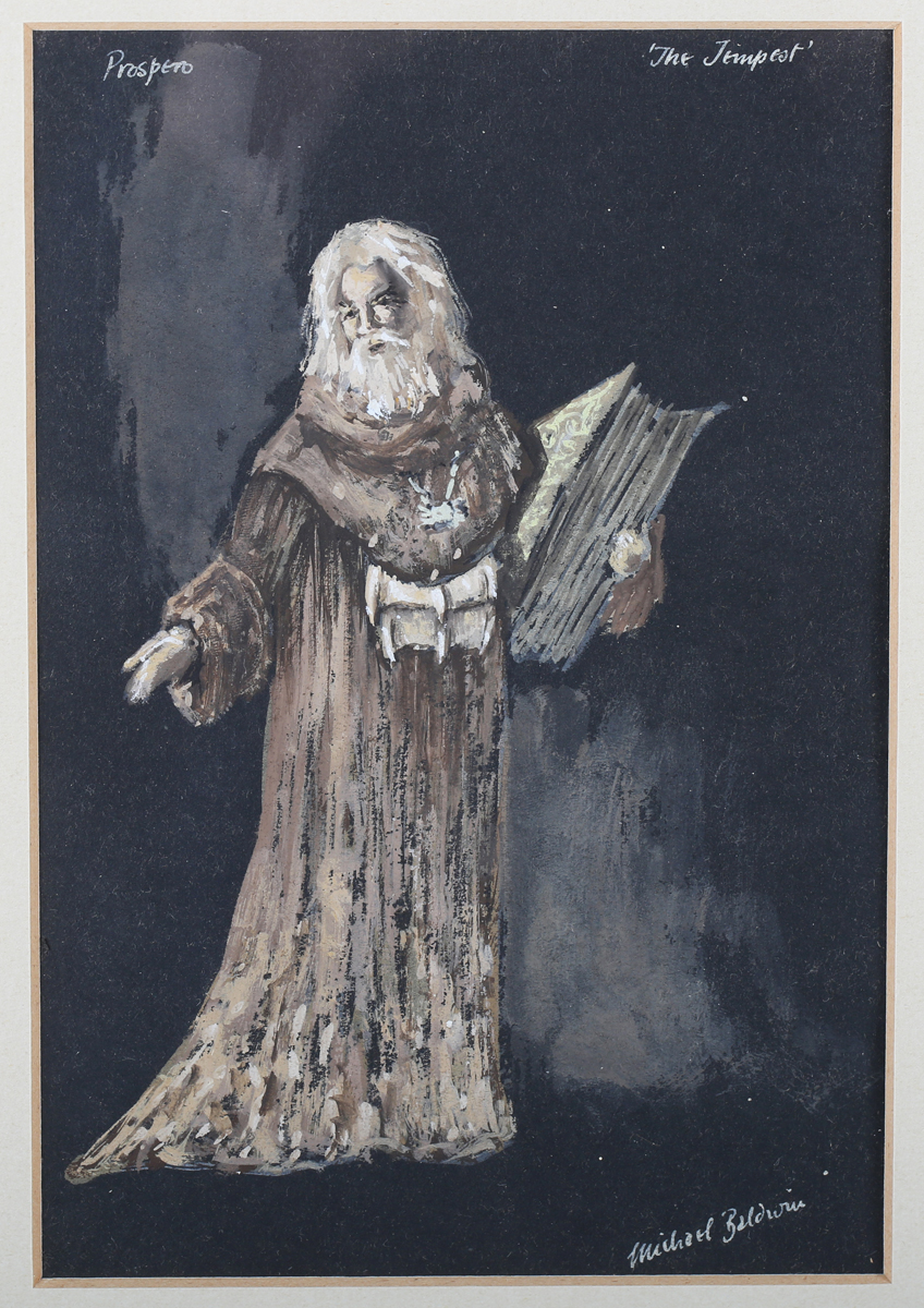 Michael Baldwin - Costume Designs for William Shakespeare's 'The Tempest', eighteen watercolours - Image 8 of 30