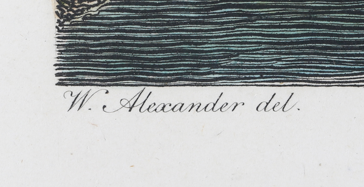 Benjamin Thomas Pouncy, after William Alexander - 'Chinese Barges of the Embassy passing through a - Image 20 of 28