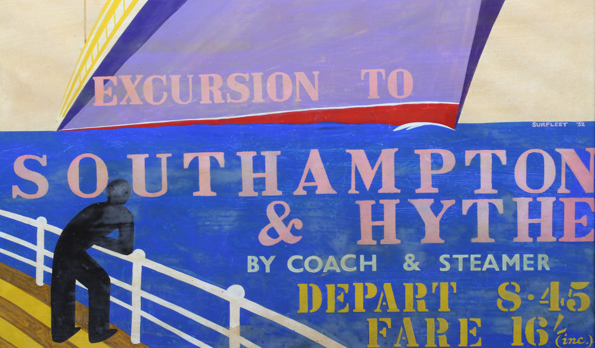 Eric Arthur Surfleet - 'Travel by Southdown Excursion to Southampton & Hythe by Coach & Steamer' ( - Image 10 of 12