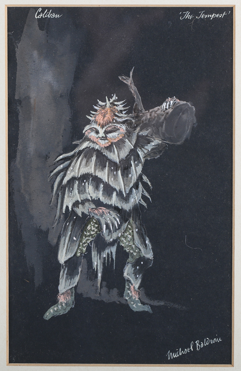 Michael Baldwin - Costume Designs for William Shakespeare's 'The Tempest', eighteen watercolours - Image 26 of 30