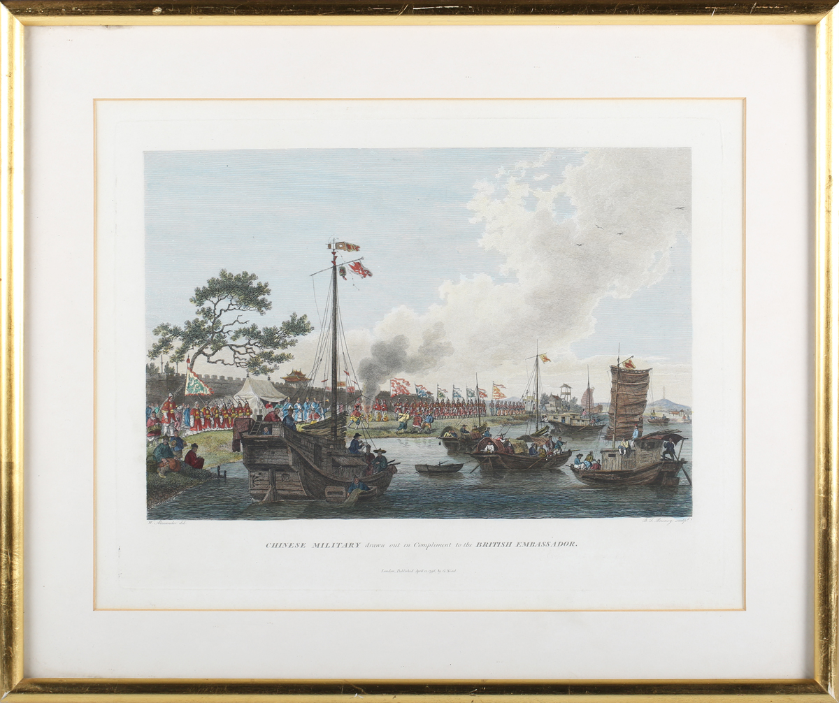 Benjamin Thomas Pouncy, after William Alexander - 'Chinese Barges of the Embassy passing through a - Image 21 of 28