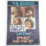 Apple Records (publisher) - 'Let it Be' (Japanese Movie Poster), offset lithograph, published