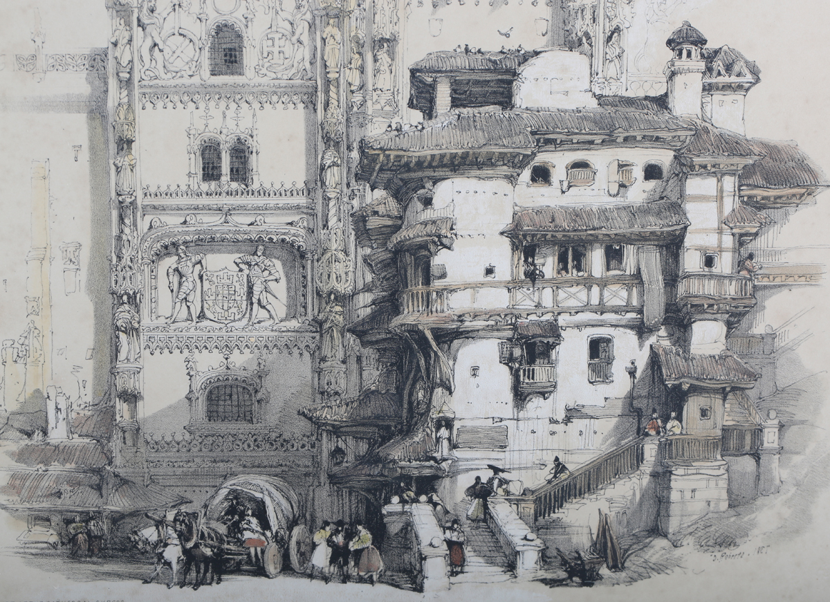 Louis Haghe, after David Roberts - 'The Mosque, Cordova' (Mosque-Cathedral of Córdoba), 19th century - Image 15 of 45