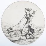 Stephen Gooden - Diana, engraving on cream wove paper, signed and dated 1940, third state, sheet