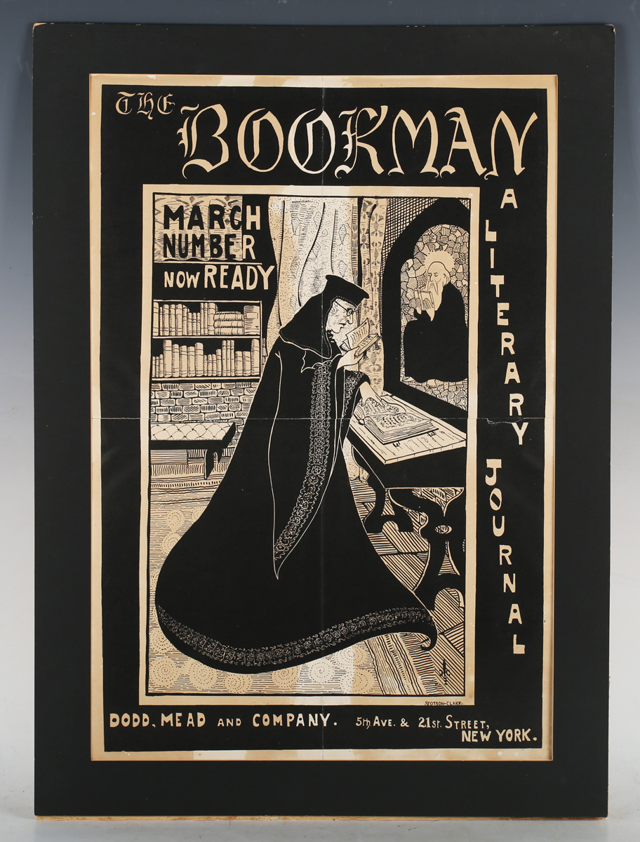 George Frederick Scotson-Clark - 'The Bookman, March Number', 19th century lithograph, published