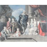 Richard Earlom, after Johan Joseph Zoffany - 'Their most Sacred Majesties George III and Queen
