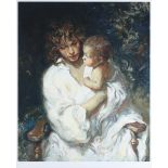 Jose Royo - 'Maternidad', limited edition colour print, signed and editioned 68/96 in pencil