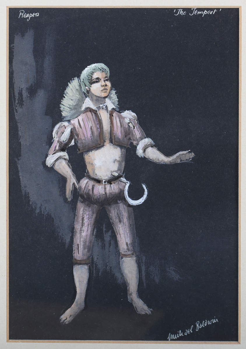 Michael Baldwin - Costume Designs for William Shakespeare's 'The Tempest', eighteen watercolours - Image 4 of 30