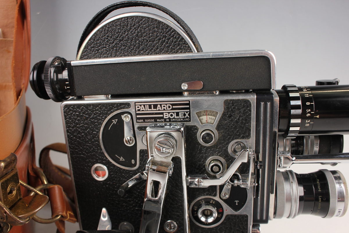 A Paillard Bolex H16 reflex movie camera, serial number 195634, fitted with Kern Paillard Switar 1: - Image 9 of 9