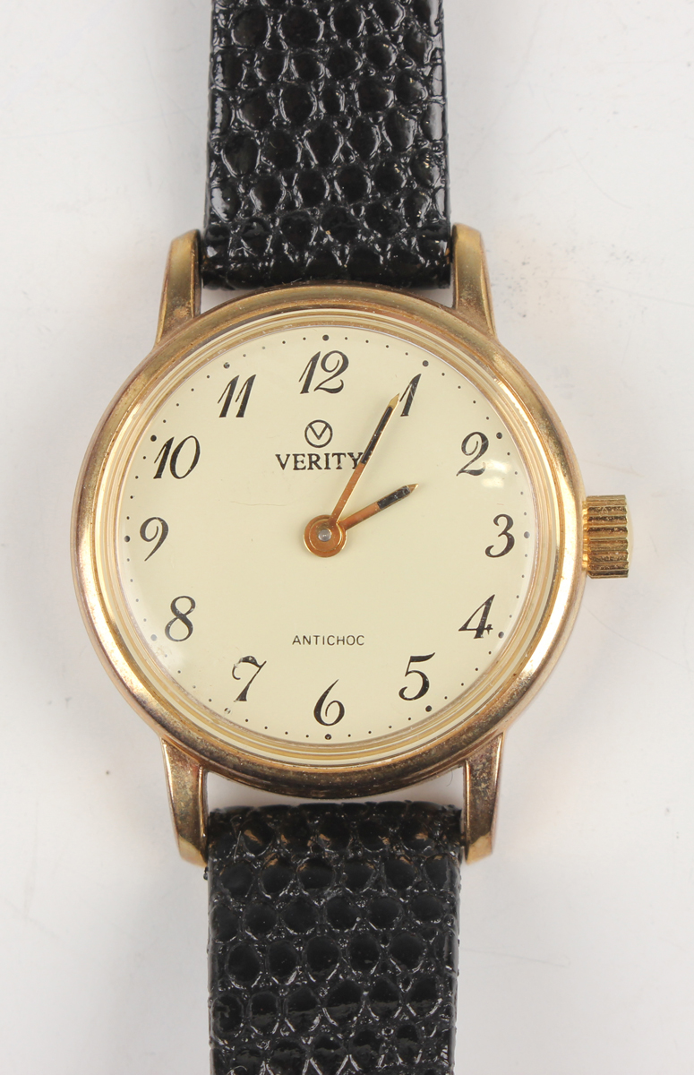 A Rotary Quartz gilt metal fronted and steel backed gentleman's wristwatch on a gilt metal fronted - Image 13 of 25