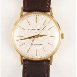 An Eterna-Matic Centenaire 18ct gold circular cased gentleman's wristwatch, the signed jewelled