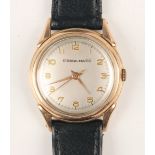 An Eterna-Matic gilt metal cased gentleman's wristwatch, the signed jewelled automatic 294 T caliber