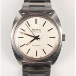 A Bulova Ambassador Automatic stainless steel cased gentleman's wristwatch with signed jewelled 11