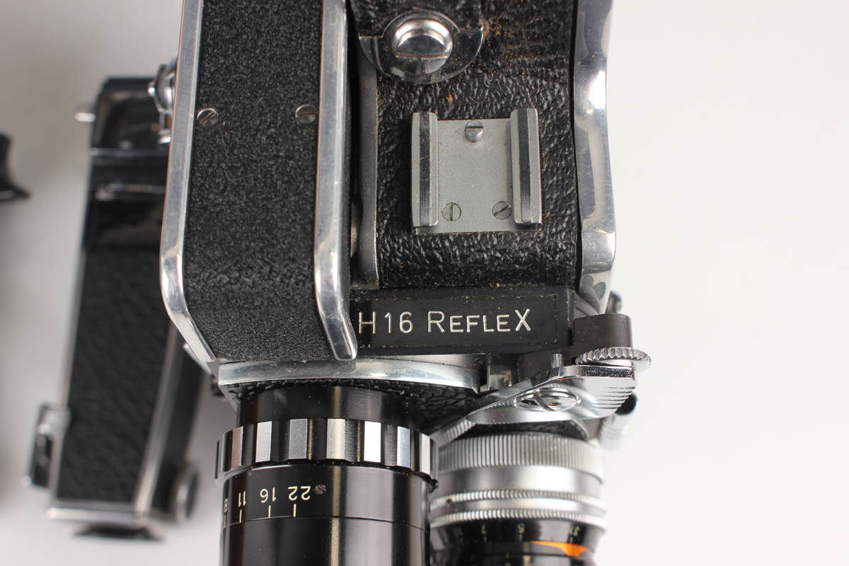 A Paillard Bolex H16 reflex movie camera, serial number 195634, fitted with Kern Paillard Switar 1: - Image 8 of 9