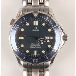 An Omega Seamaster Professional steel large size gentleman's bracelet wristwatch with signed 1538