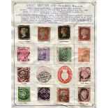 An early Oppens album world stamps with 1840 1d black used (2), British Empire, USA, France,
