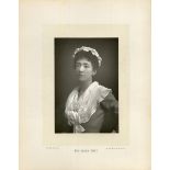 PHOTOGRAPHS. A collection of 13 carbon print photographs of Victorian actresses by W.D. Downey and