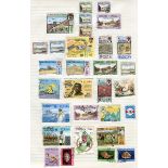 A collection of world stamps in six albums plus loose with British Commonwealth and foreign.Buyer’