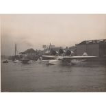 PHOTOGRAPHS. A group of 15 black and white photographs relating to flying boats and the Saunders Roe