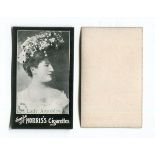 A large collection of cigarette and trade cards, including two sets of 30 Morris's 'Actresses' circa