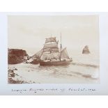 PHOTOGRAPHS. An album containing approximately 82 albumen-print photographs of Madeira, Italy and