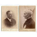 PHOTOGRAPHS. An album containing 27 cabinet cards of administrators of Imperial India, including