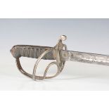 A Victorian 1821 pattern Manchester Volunteer Artillery officer's sword by Hobson & Sons, 1-3-5