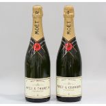 Two Moët & Chandon Brut Imperial Champagne, one boxed (2).Buyer’s Premium 29.4% (including VAT @