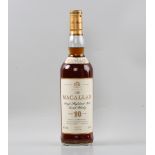 The Macallan 10 year old single Highland malt Scotch whisky, circa 1990, boxed (1).Buyer’s Premium