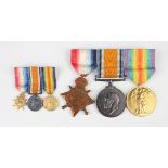 A 1914-15 Star to '27321 Pte H.G.Jones. R.W.Fuss:', a 1914-18 British War Medal and a 1914-19