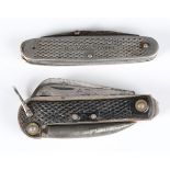 A mid-20th century U.S. Marine Corps service pocket knife (blade defective, some repairs),