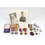 Four Second World War period medals, comprising 1939-45 Star, Burma Star, Defence Medal and War