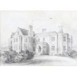 John Drayton Wyatt and George Gilbert Scott - 'Pippbrook House, Dorking', 19th century monochrome