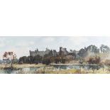 Edward Wesson - 'Arundel Castle', 20th century watercolour, signed recto, titled Frost & Reed