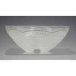 An Art Deco Lalique opalescent glass Coquilles pattern small circular bowl, pre-1945, No. 3202,