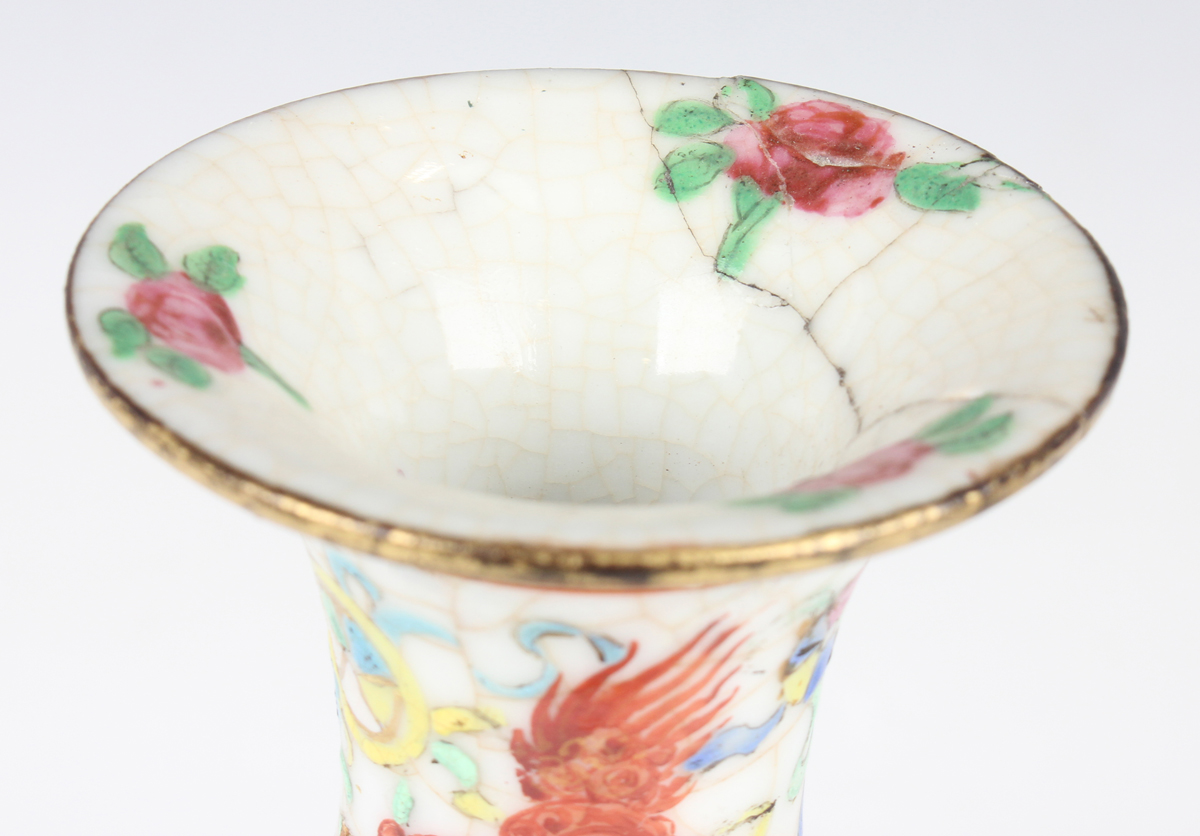 A Chinese famille verte porcelain ginger jar and cover, late 19th century, painted with opposing - Image 24 of 39
