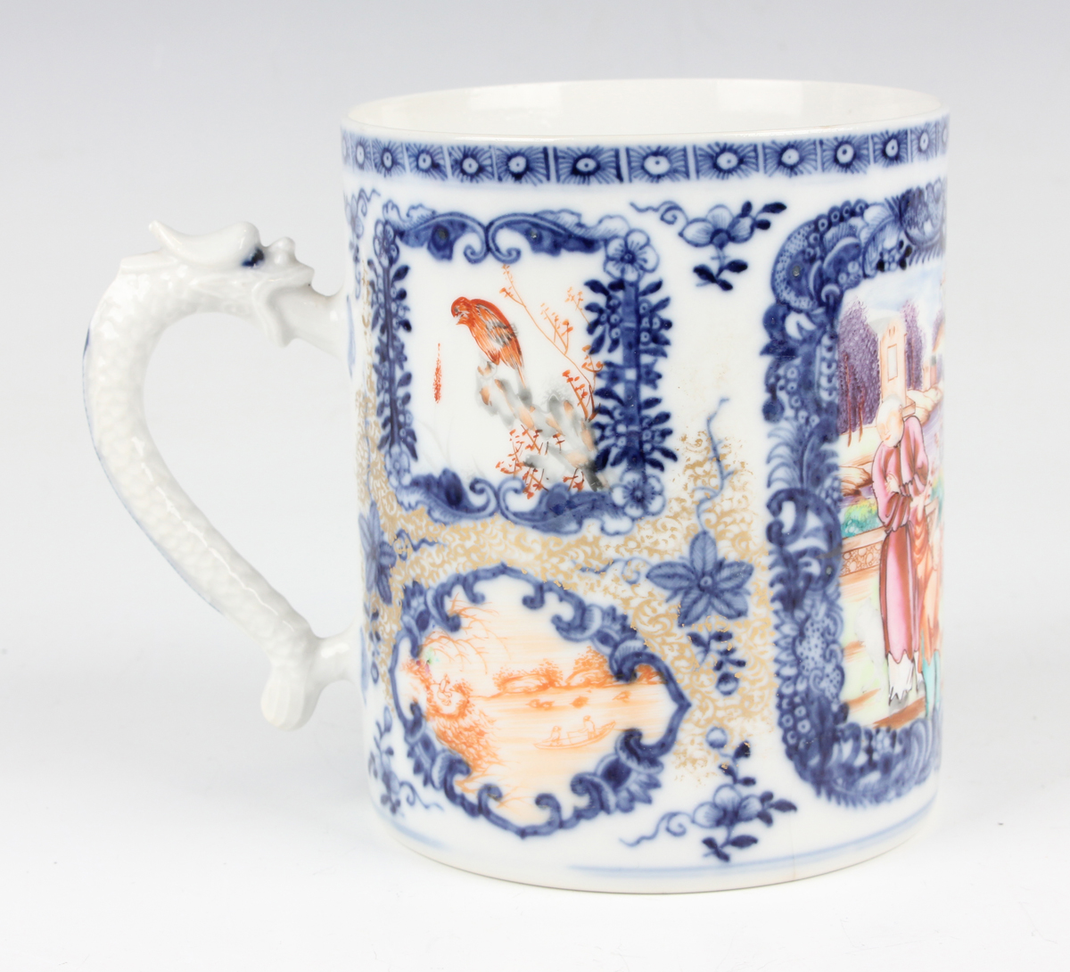 A collection of Chinese porcelain, 18th century and later, including a famille rose export punch - Image 29 of 44