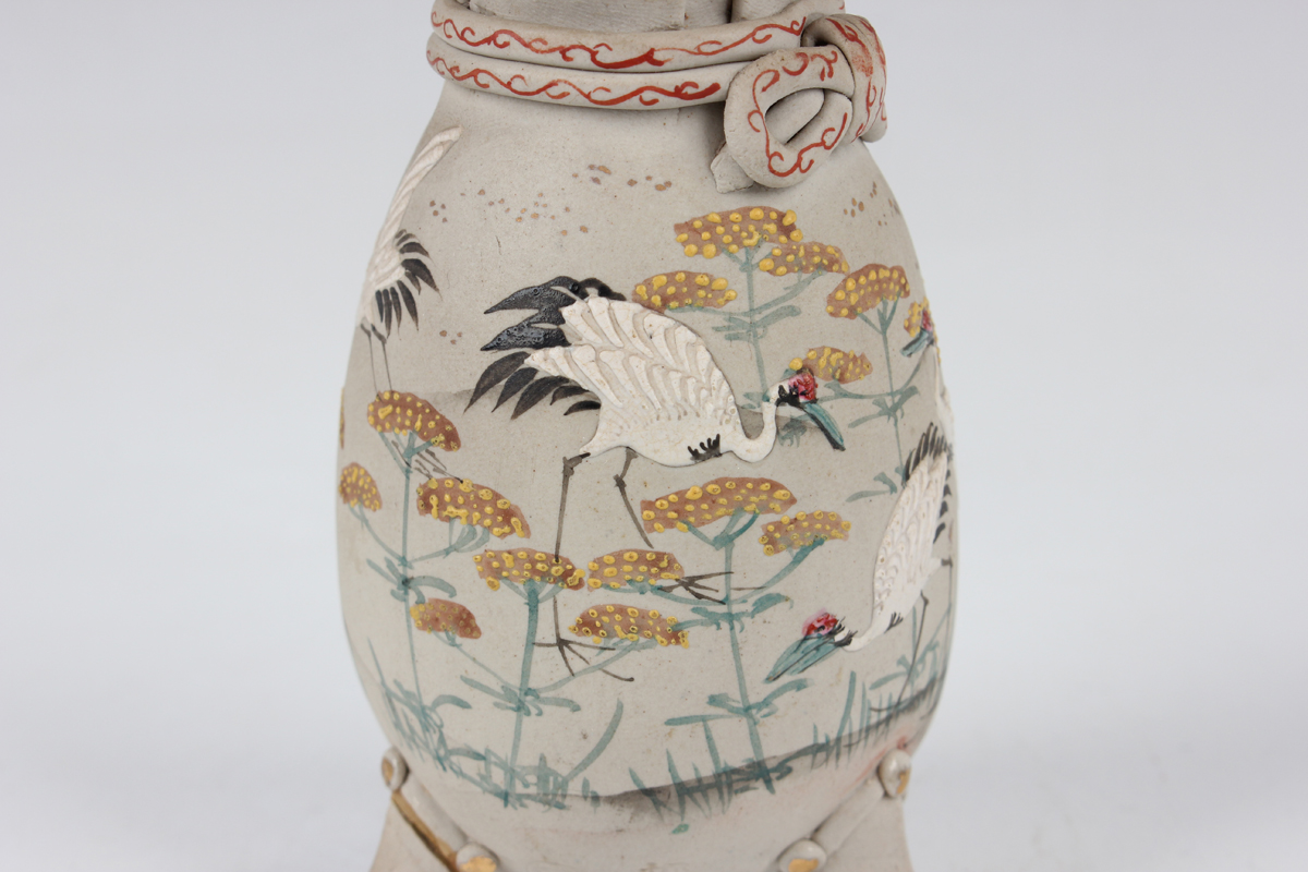 A Chinese blue and white porcelain baluster jar and cover, mark of Kangxi but late 19th century, - Image 23 of 49