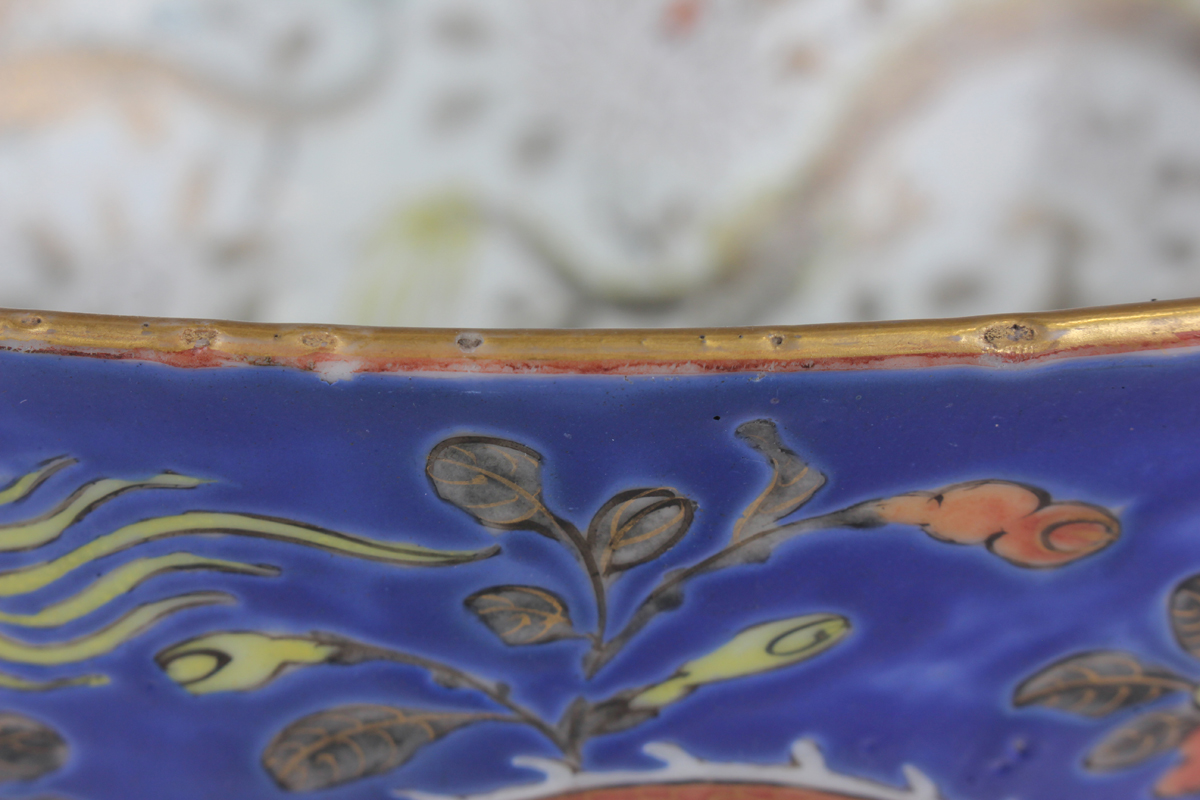 A Chinese porcelain punch bowl, late 19th century, of steep-sided circular form, the exterior - Image 36 of 51