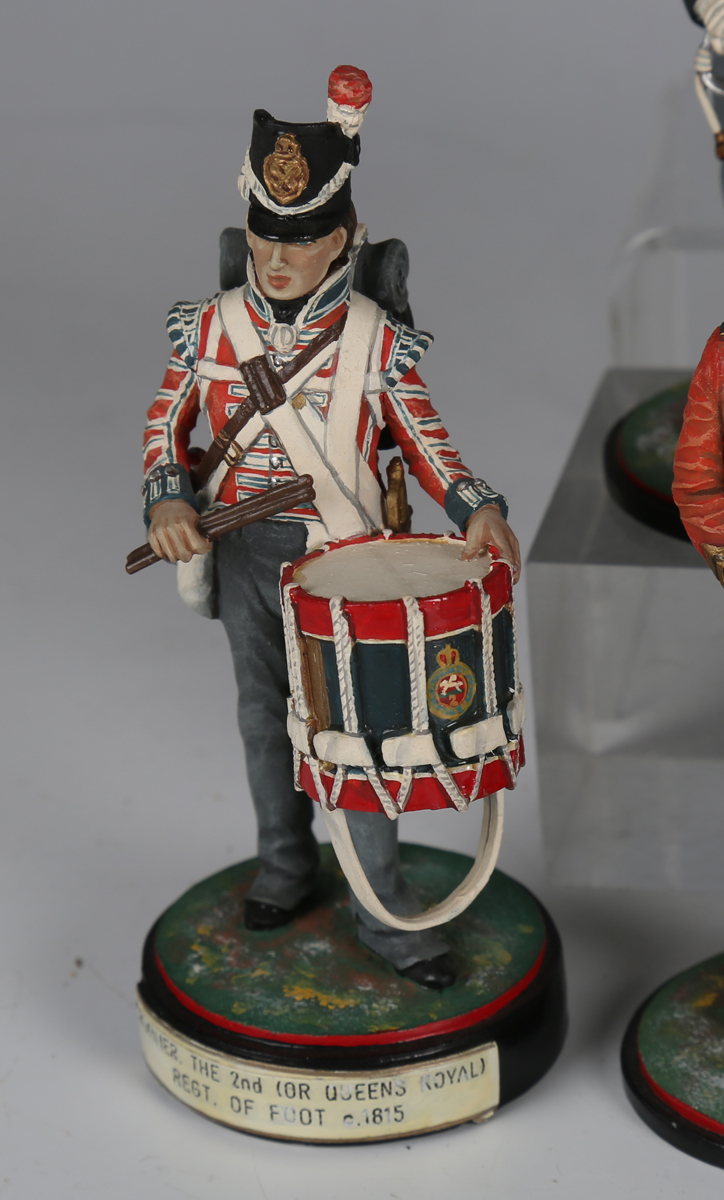 Twenty-four Stadden Studio painted metal military figures, including Winston Churchill, Musician - Image 10 of 20