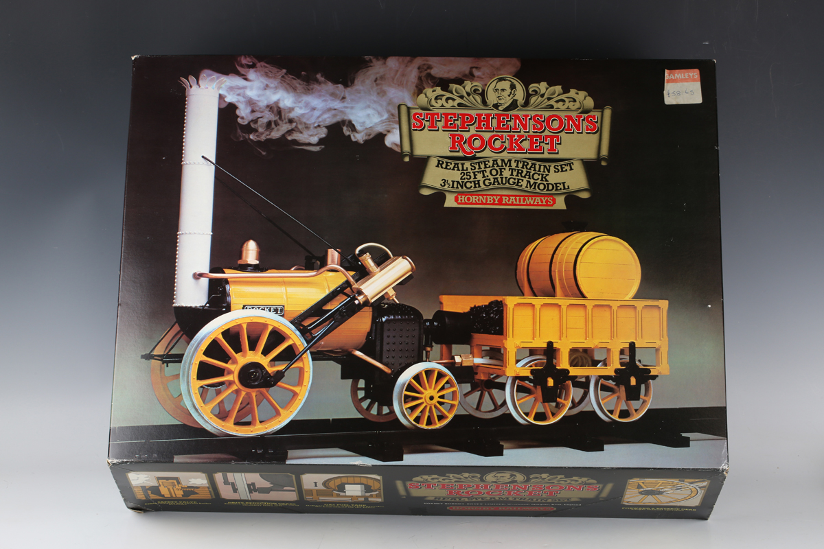 A Hornby Railways 3½-inch gauge live steam Stephenson's Rocket locomotive and tender, boxed with - Image 2 of 16