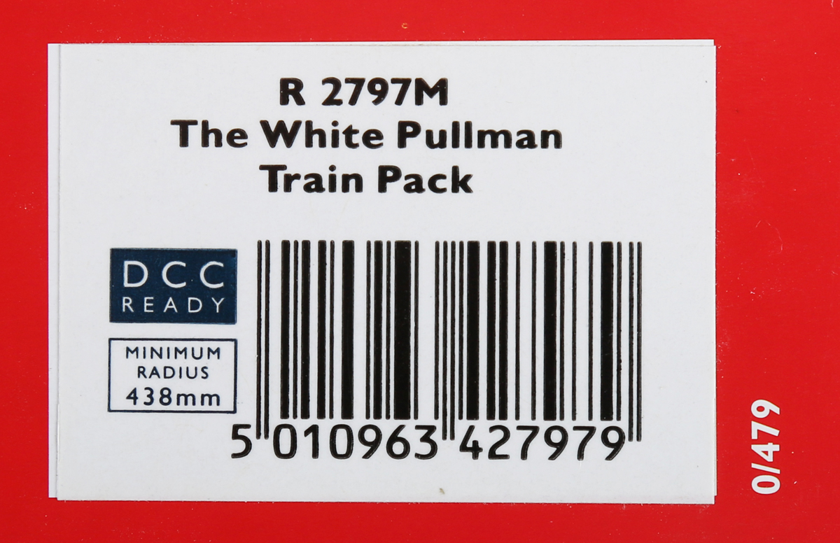 A Hornby gauge OO R.2797M The White Pullman train pack, boxed with instructions and certificate, all - Image 2 of 4
