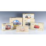 Twenty-five Corgi Classic buses and coach sets, including double packs and limited editions, all
