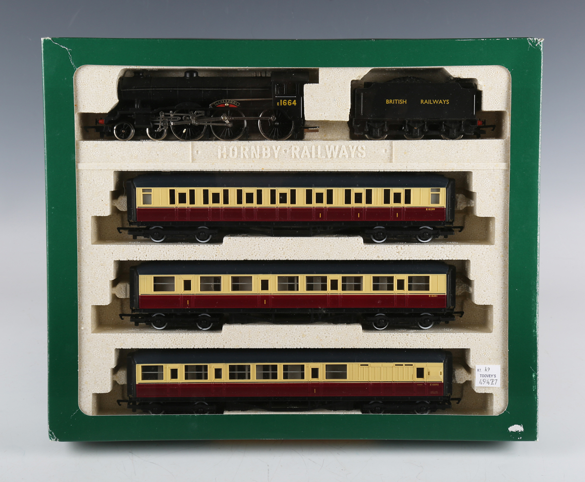 A Hornby Railways gauge OO R.2044 Liverpool train pack, boxed with instructions and certificate (box