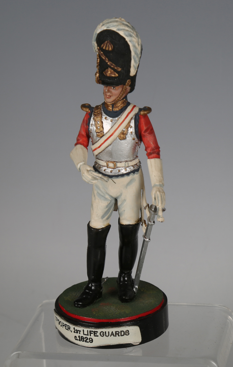 Twenty-four Stadden Studio painted metal military figures, including Winston Churchill, Musician - Image 2 of 20