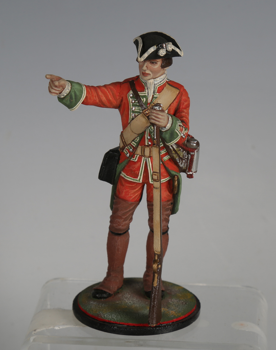 Twenty-four Stadden Studio painted metal military figures, including Winston Churchill, Musician - Image 4 of 20