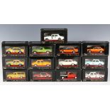 Thirteen Trax The Originals 1:43 scale model cars, comprising TR9C Ford XR Falcon, TR17H Holden HQ