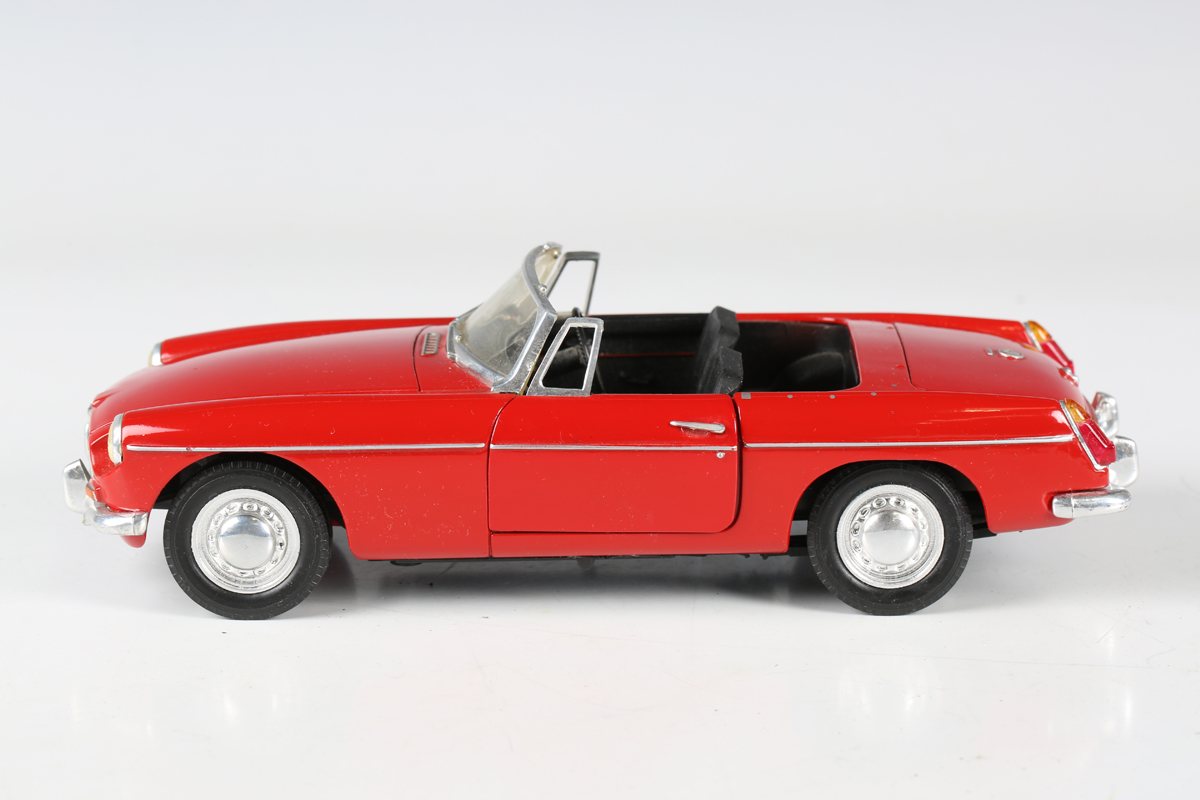 Two AutoArt 1:18 scale model cars, comprising Austin Healey 3000 and MGB GT Coupe MKII, both boxed - Image 9 of 22