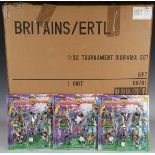 A Britains/ERTL No. 08761 Tournament Knights diorama set, within its unopened delivery box, together